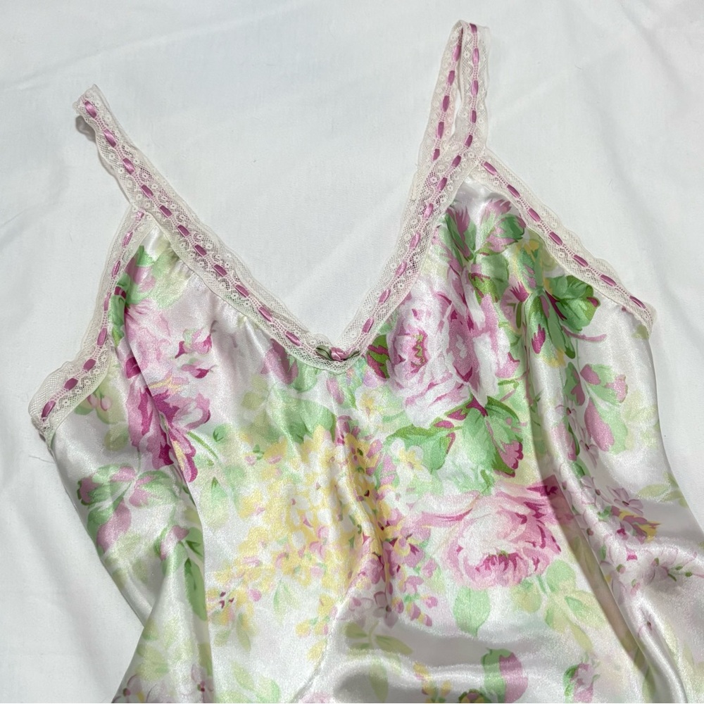 Oscar de la Renta Floral Slip - Picture 2 of 4